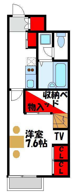 福岡県糟屋郡粕屋町大字内橋 伊賀駅 1K アパート 賃貸物件詳細