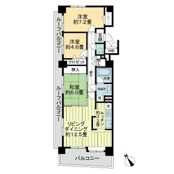 千葉県船橋市本町４ 船橋駅 3LDK マンション 賃貸物件詳細