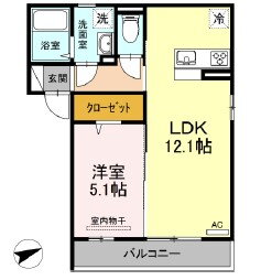 岡山県岡山市南区福富中１ 清輝橋駅 1LDK アパート 賃貸物件詳細