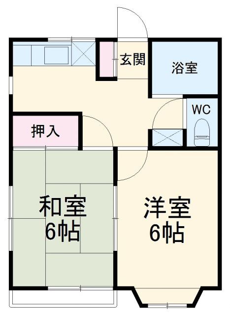 神奈川県相模原市緑区相原５ 橋本駅 2K アパート 賃貸物件詳細