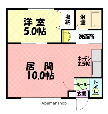 北海道旭川市緑町２２ 近文駅 1LDK アパート 賃貸物件詳細
