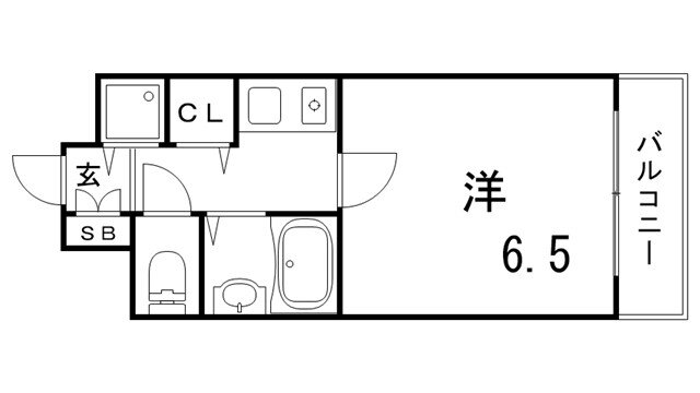 リーガル新神戸 3階 1K 賃貸物件詳細