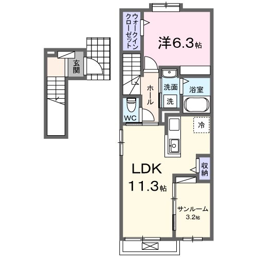 兵庫県明石市藤江 藤江駅 1LDK アパート 賃貸物件詳細