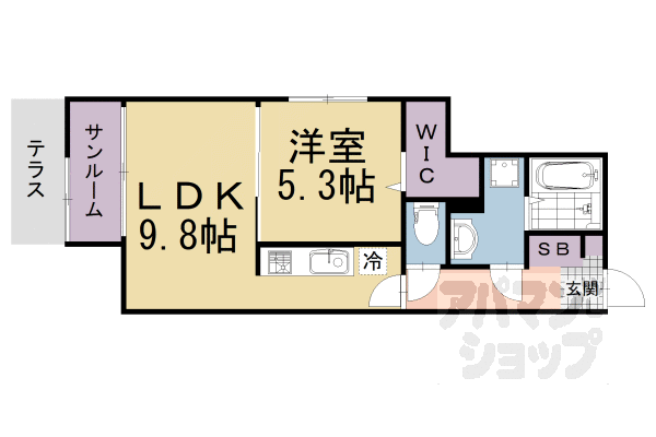 京都府京都市伏見区深草僧坊町 藤森駅 1LDK アパート 賃貸物件詳細