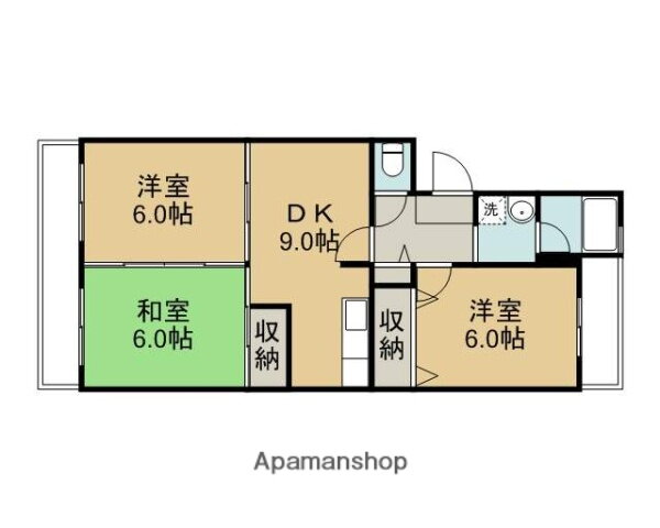 埼玉県鶴ヶ島市大字藤金 若葉駅 3DK マンション 賃貸物件詳細