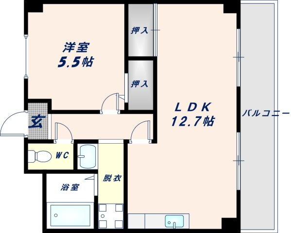 大阪府東大阪市長田西１ 河内小阪駅 1LDK マンション 賃貸物件詳細