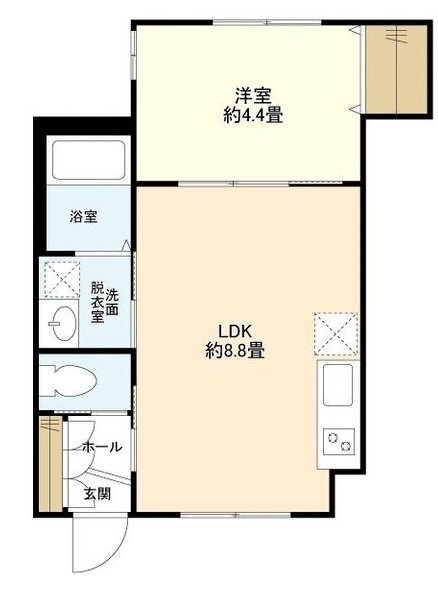 東京都目黒区柿の木坂１ 都立大学駅 1LDK アパート 賃貸物件詳細