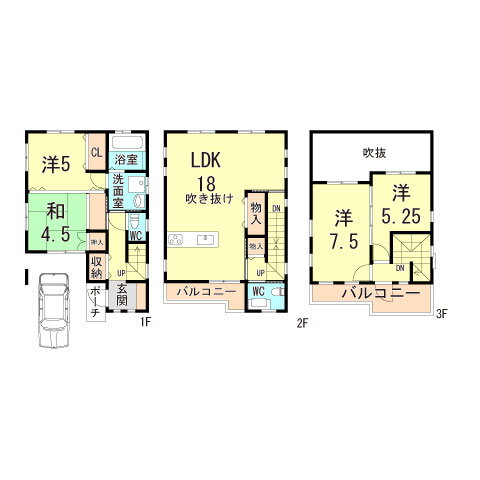 兵庫県尼崎市浜３ 尼崎駅 3SLDK 一戸建て 賃貸物件詳細