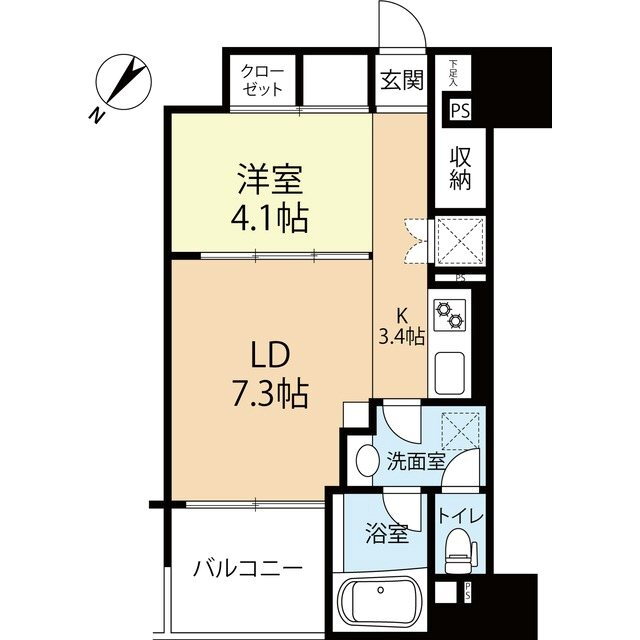 福岡県福岡市早良区西新２ 西新駅 1LDK マンション 賃貸物件詳細