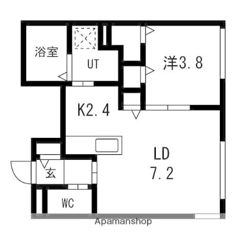 北海道札幌市白石区東札幌五条５ 白石駅 1LDK マンション 賃貸物件詳細