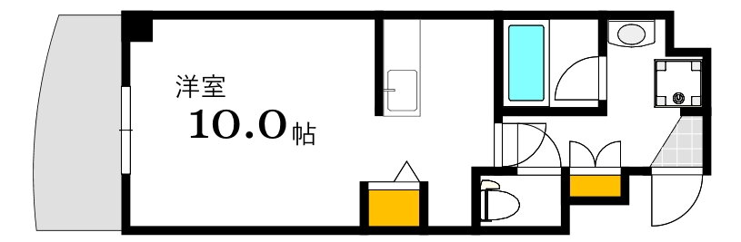 広島県広島市中区千田町１ 鷹野橋駅 1K マンション 賃貸物件詳細