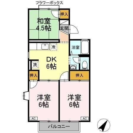 東京都国分寺市東戸倉２ 恋ヶ窪駅 3DK アパート 賃貸物件詳細