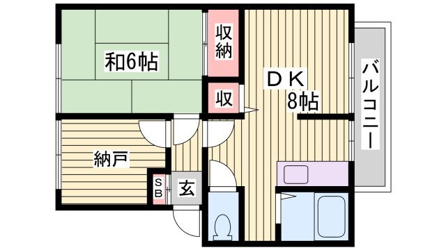 兵庫県神戸市西区北別府３ 大蔵谷駅 2DK アパート 賃貸物件詳細