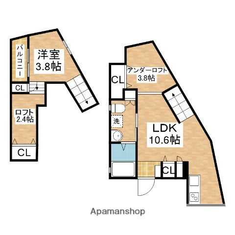 愛知県名古屋市昭和区川名本町４ 川名駅 1LDK アパート 賃貸物件詳細