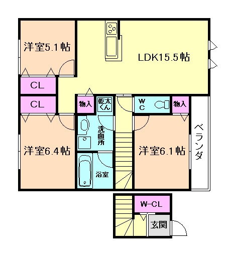 大阪府箕面市小野原東６ 豊川駅 3LDK アパート 賃貸物件詳細