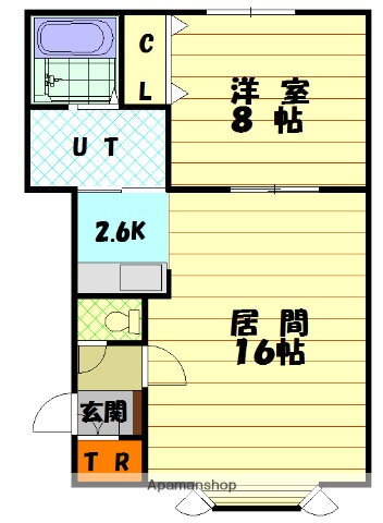 北海道旭川市東七条２ 新旭川駅 1LDK アパート 賃貸物件詳細