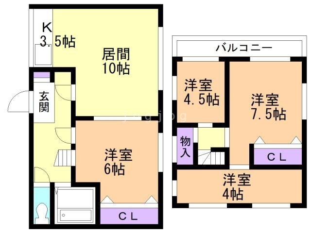 北海道札幌市北区篠路町上篠路 百合が原駅 4LDK 一戸建て 賃貸物件詳細