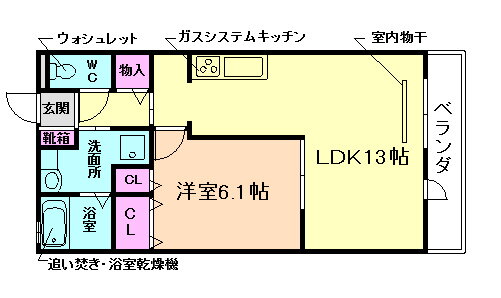 大阪府池田市神田１ 池田駅 1LDK アパート 賃貸物件詳細