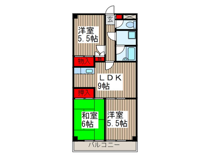 埼玉県さいたま市桜区西堀２ 中浦和駅 3LDK マンション 賃貸物件詳細