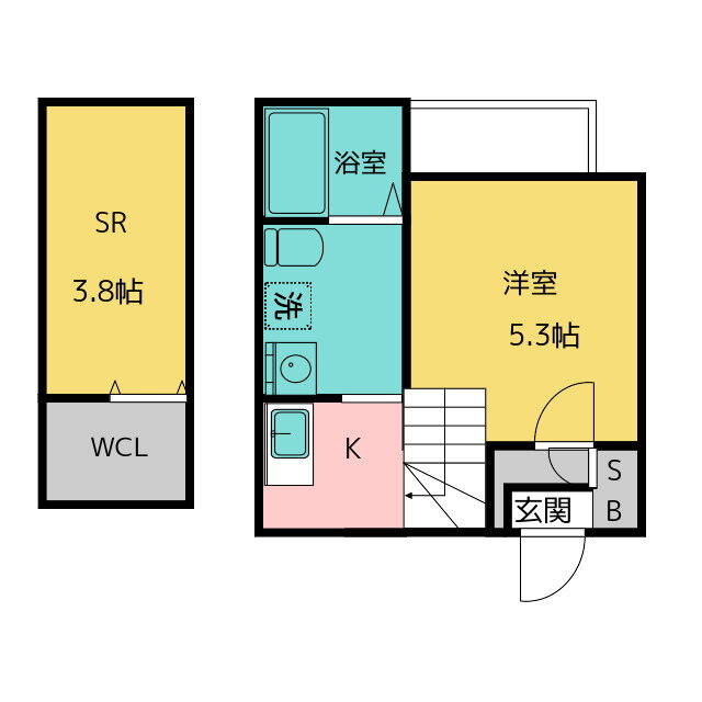 神奈川県平塚市中原３ 平塚駅 1SK アパート 賃貸物件詳細