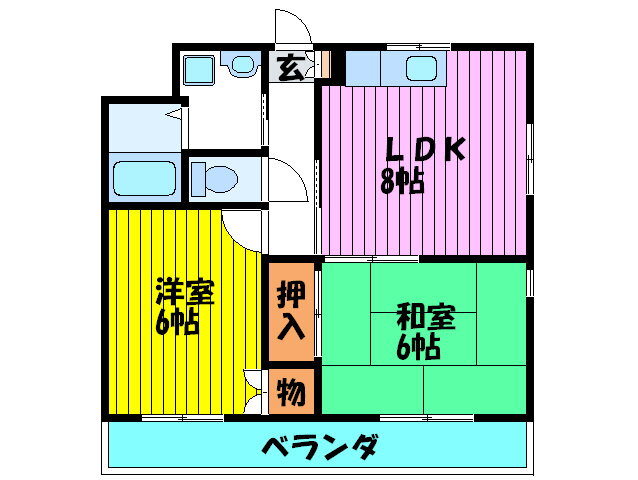 大阪府門真市上野口町 大和田駅 2LDK マンション 賃貸物件詳細