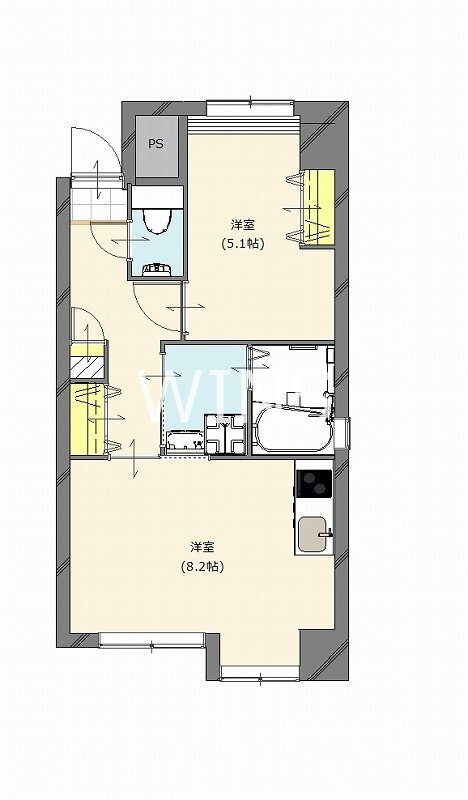 福岡県福岡市中央区赤坂３ 赤坂駅 1LDK マンション 賃貸物件詳細