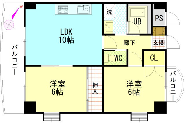 広島県広島市安佐南区東原１ 西原駅 2LDK マンション 賃貸物件詳細