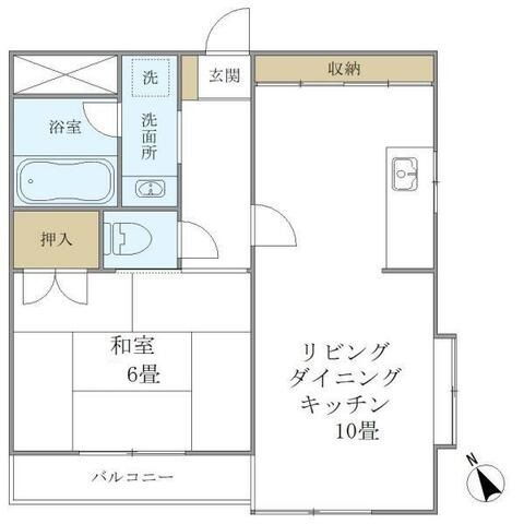 クレル洸雙 3階 1LDK 賃貸物件詳細