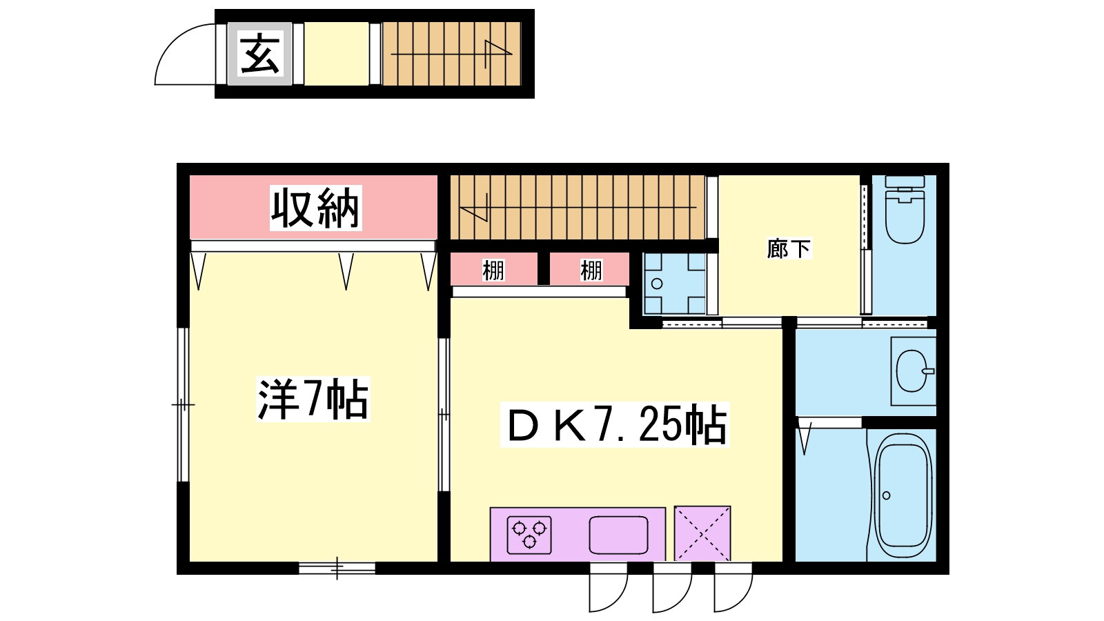 兵庫県姫路市豊沢町 姫路駅 1DK アパート 賃貸物件詳細