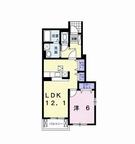 リファインＢ 1階 1LDK 賃貸物件詳細