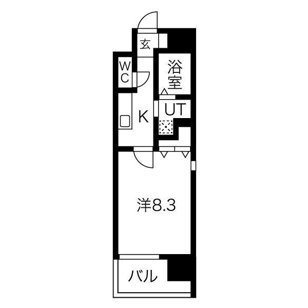 愛知県一宮市栄１ 尾張一宮駅 1K マンション 賃貸物件詳細