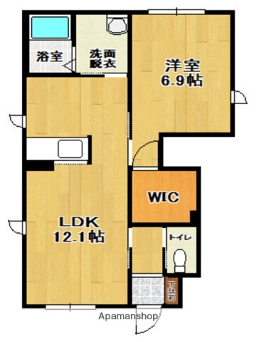 福島県郡山市御前南３ 郡山駅 1LDK アパート 賃貸物件詳細