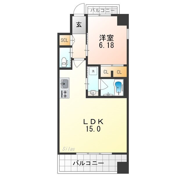 大阪府大阪市住吉区万代東３ 住吉東駅 1LDK マンション 賃貸物件詳細