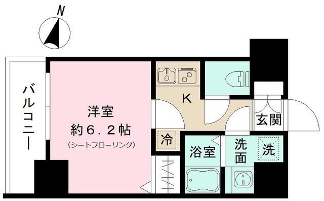 神奈川県平塚市明石町 平塚駅 1K マンション 賃貸物件詳細