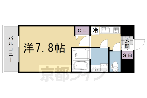 京都府京都市下京区西七条比輪田町 西大路駅 1K マンション 賃貸物件詳細