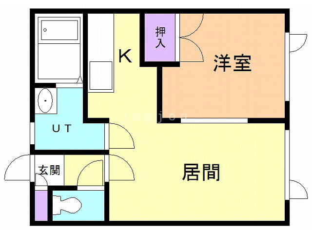 コーポかくた 1階 1LDK 賃貸物件詳細