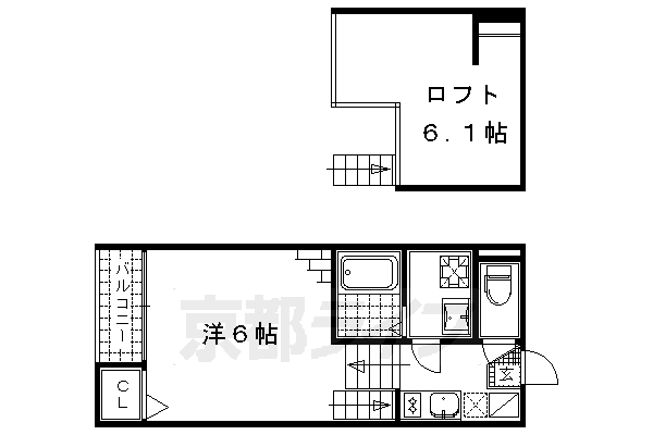 京都府京都市伏見区深草大亀谷西寺町 ＪＲ藤森駅 1K アパート 賃貸物件詳細