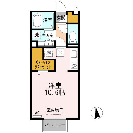 福岡県久留米市東合川３ 久留米大学前駅 ワンルーム アパート 賃貸物件詳細
