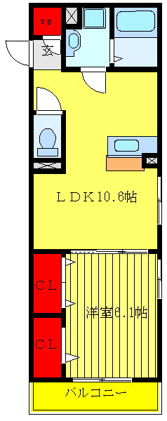 東京都豊島区目白５ 椎名町駅 1LDK アパート 賃貸物件詳細