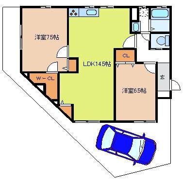 大阪府大阪市平野区長吉六反４ 長原駅 2LDK アパート 賃貸物件詳細
