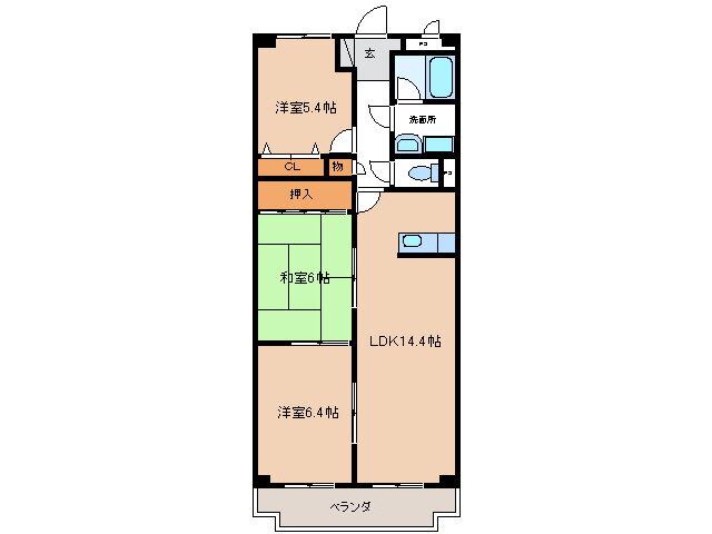 岐阜県岐阜市正木北町 3LDK マンション 賃貸物件詳細