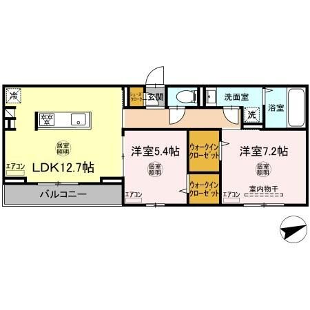 千葉県千葉市稲毛区小中台町 稲毛駅 2LDK アパート 賃貸物件詳細