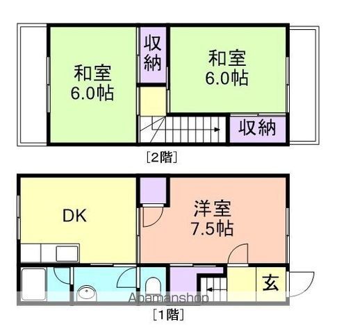 和歌山県和歌山市西小二里３ 和歌山港駅 3DK アパート 賃貸物件詳細
