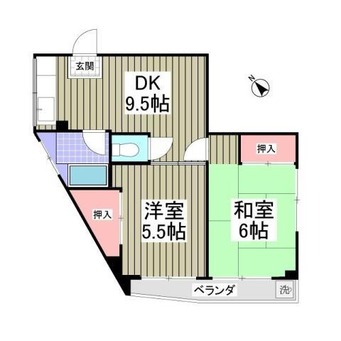埼玉県和光市白子１ 地下鉄成増駅 2DK マンション 賃貸物件詳細