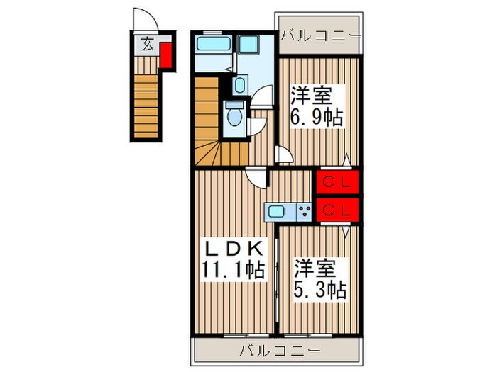 埼玉県北足立郡伊奈町西小針６ 内宿駅 2LDK アパート 賃貸物件詳細