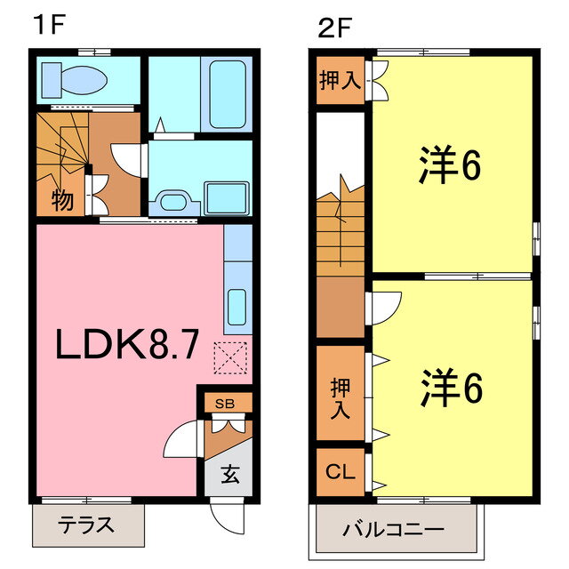 愛知県刈谷市高須町乾 刈谷駅 2LDK 一戸建て 賃貸物件詳細