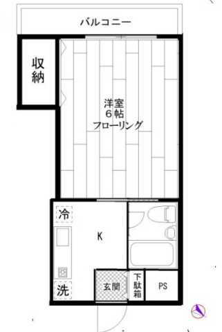 東京都中野区東中野２ 東中野駅 1K マンション 賃貸物件詳細