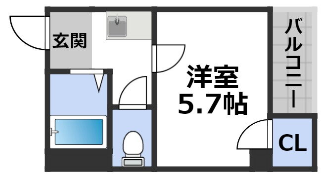 大阪府大阪市西区新町１ 四ツ橋駅 1K マンション 賃貸物件詳細