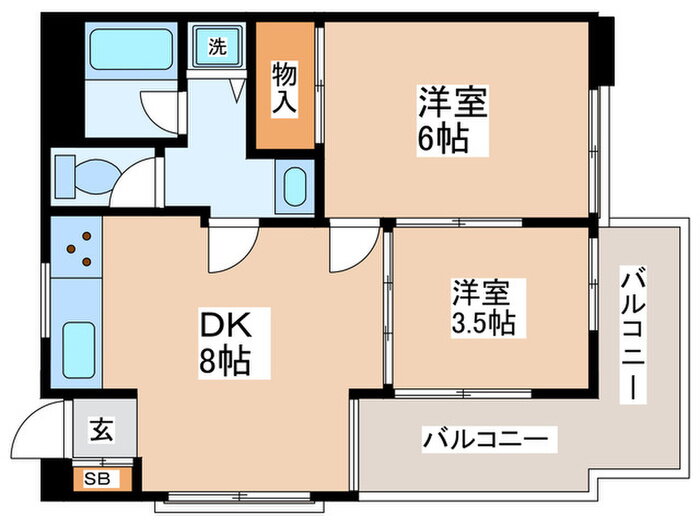 東京都小金井市梶野町５ 東小金井駅 2DK マンション 賃貸物件詳細