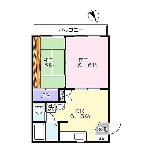 神奈川県横浜市南区平楽 阪東橋駅 2DK アパート 賃貸物件詳細